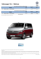 VW Multivan T6-1 - cennik 2023-1